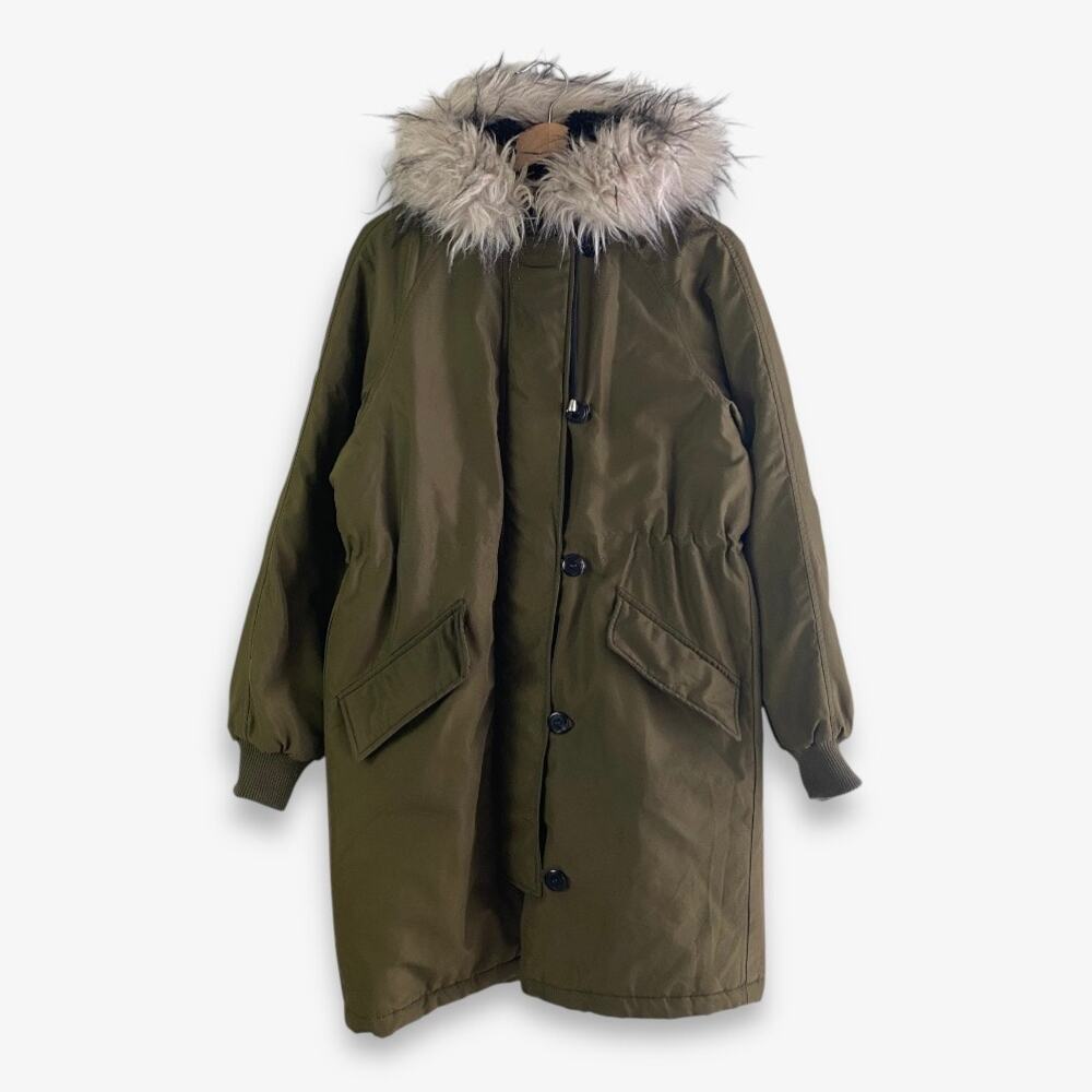 H&M Women’s Outerwear Padded Jacket Forest Green XS